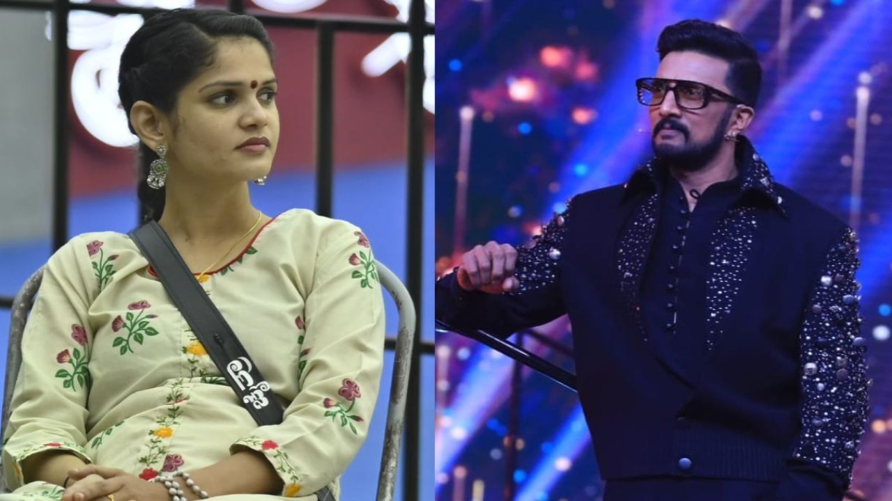 ‘You speak about respecting women?’: Kichcha Sudeep schools Chaithra Kandapura for using foul language against Jagadish that led to his eviction