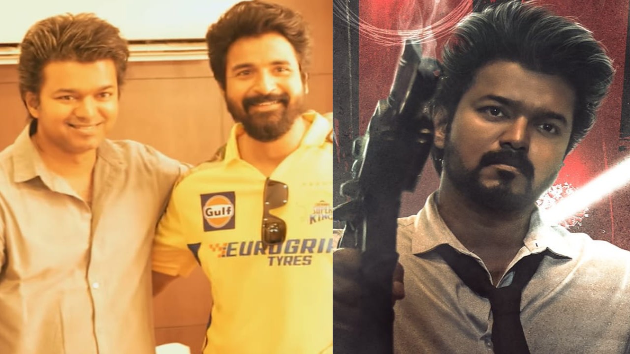 Thalapathy Vijay X SK: Makers of The GOAT drop special moments of actors from cameo shoot