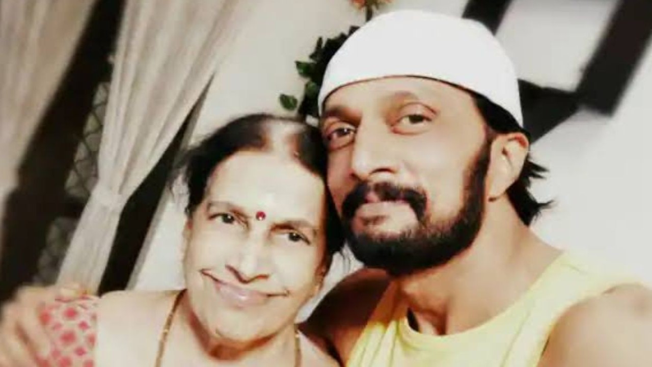 Kichcha Sudeep pens note on receiving mother’s last message, ‘Don’t know how to undo’