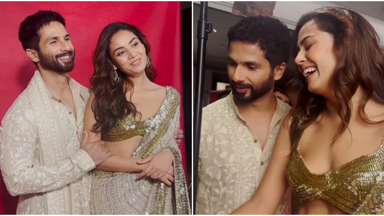 WATCH: Shahid Kapoor and Mira Rajput’s playful ‘keeping up with the Kapoors’ BTS from Diwali bash photoshoot serves major couple goals