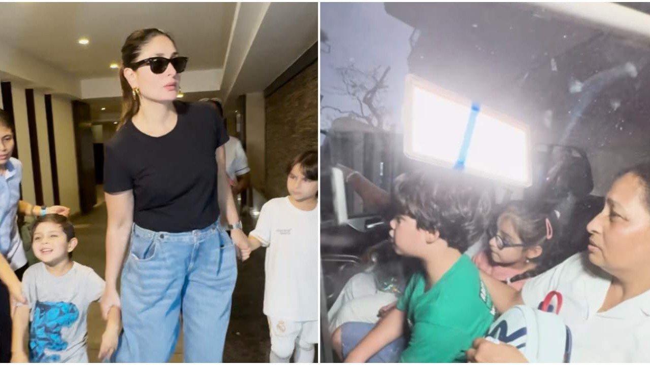 Kareena attends Neha's son's birthday with Taimur and Jeh; KJo's kids also join