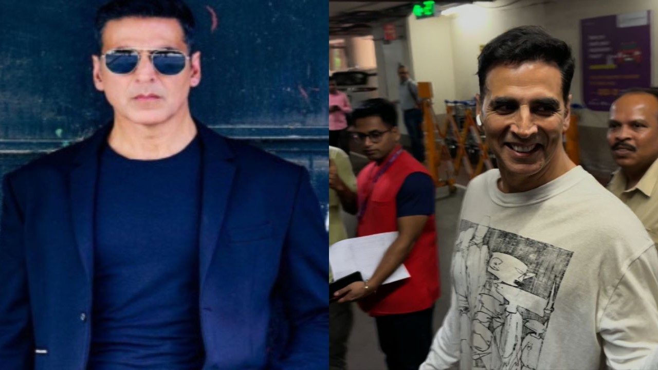 Akshay Kumar returns to Mumbai with smile after Houseful 5’s long schedule; WATCH what left him amazed at airport