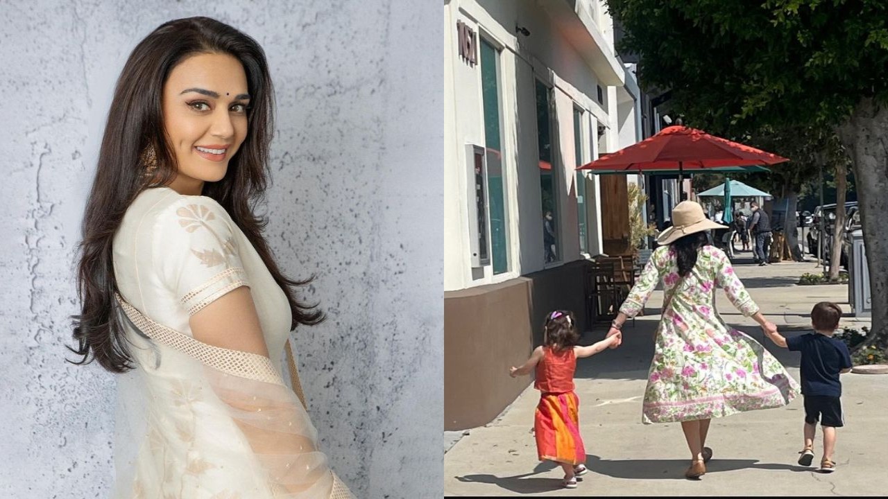 Preity Zinta さんは双子と愛らしい写真を共有、「大変な」 2 週間を経てシングルマザーとシングルファーザーにエールを贈る：「ほとんど時間がなかった…」