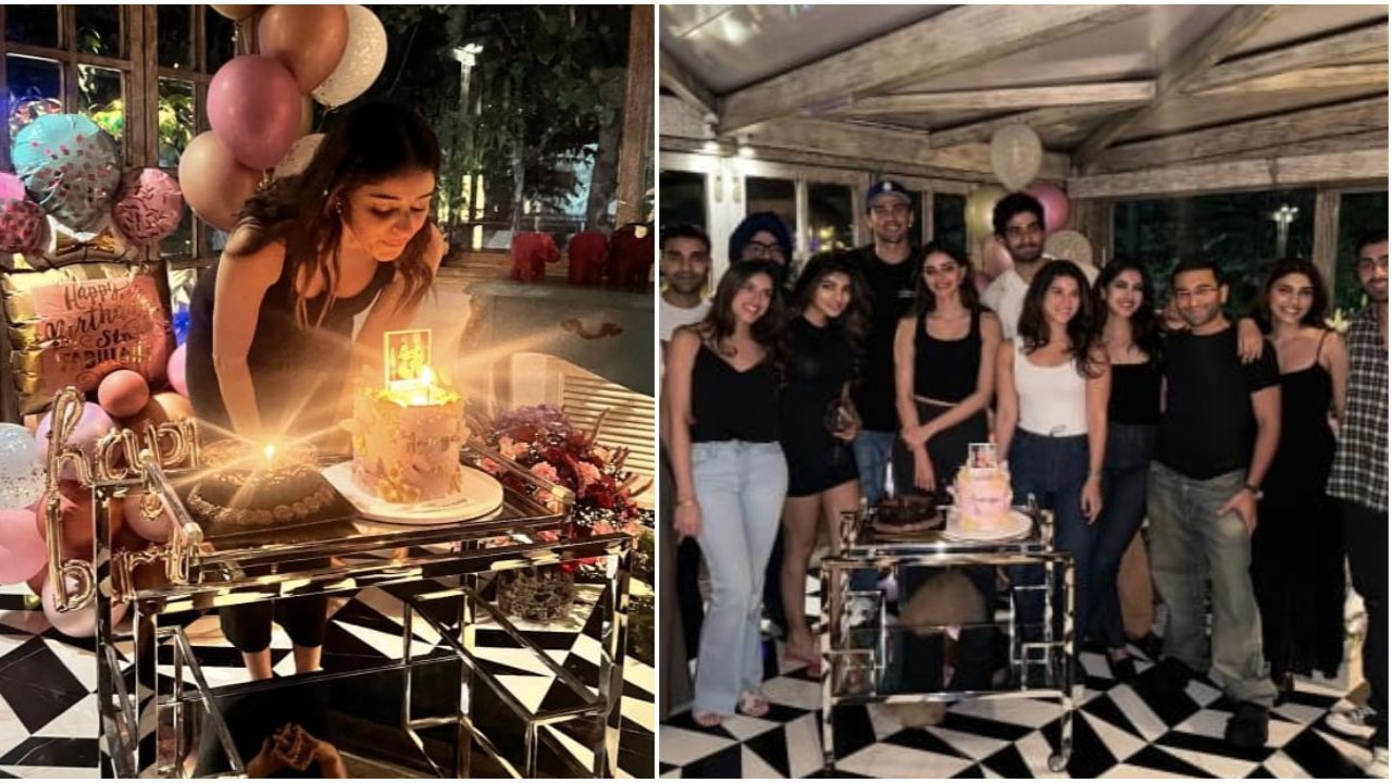 INSIDE Ananya Panday’s Birthday: From 'Mai apni favourite hoon' cake to rumored BF Walker Blanco, Navya, Alizeh and more celebrating; PICS