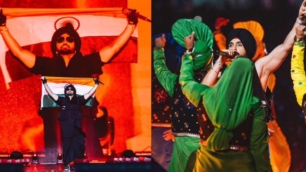 Diljit Dosanjh waves Indian flag at Dil-Luminati Delhi concert, singer roars ‘Punjabi aa gaye aapne desh oye'; WATCH