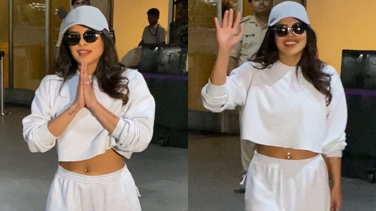 Priyanka Chopra at Mumbai airport