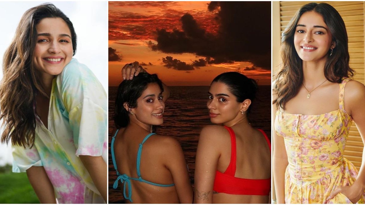 Janhvi Kapoor and Khushi raise temperature with their latest beach vacation PICS; Alia Bhatt, Ananya Panday and more shower love