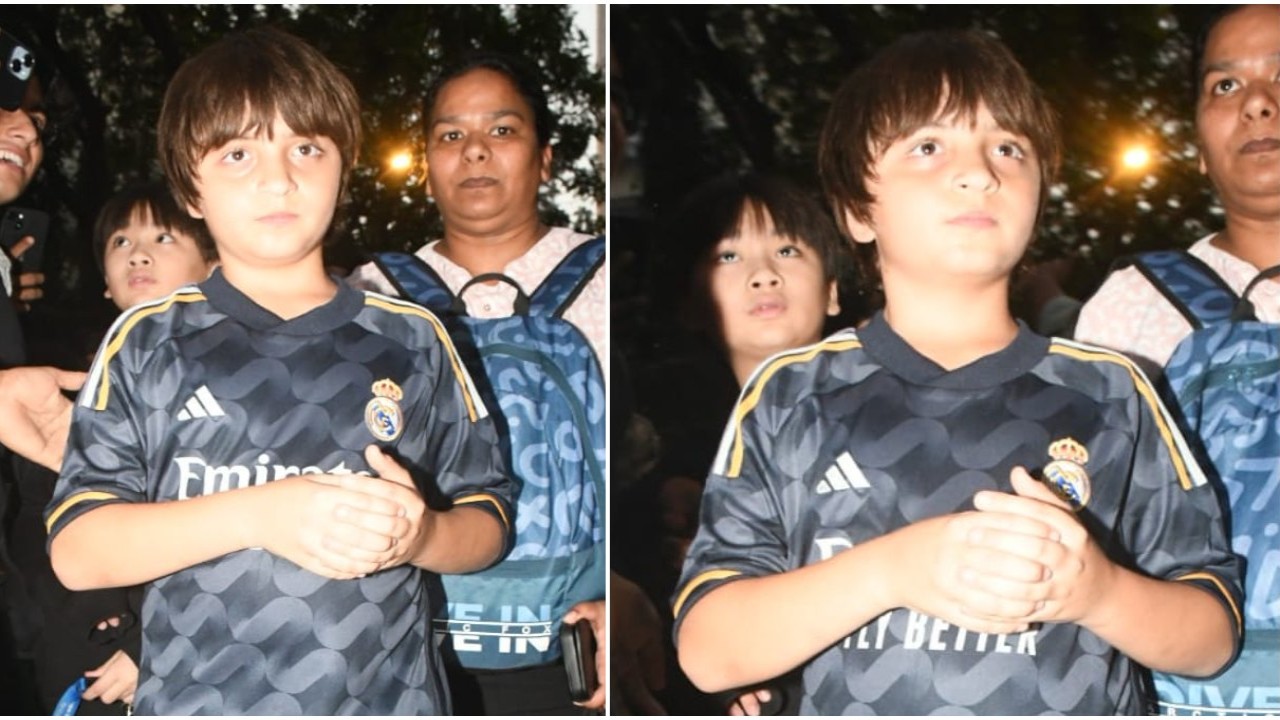 WATCH: Shah Rukh Khan’s son AbRam wins over internet with his cutesy response as paps asks him ‘SRK sir ko salaam bolna’