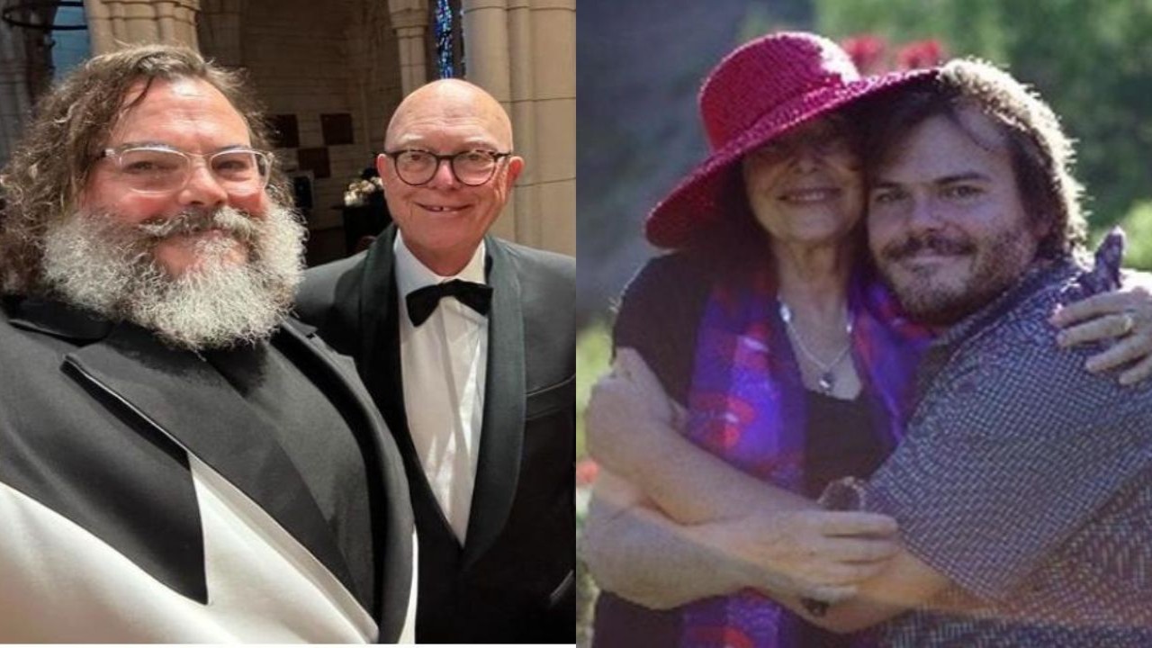  Jack Black with his parents, Thomas William Black and Judith Love Cohen (CC: Instagram) 