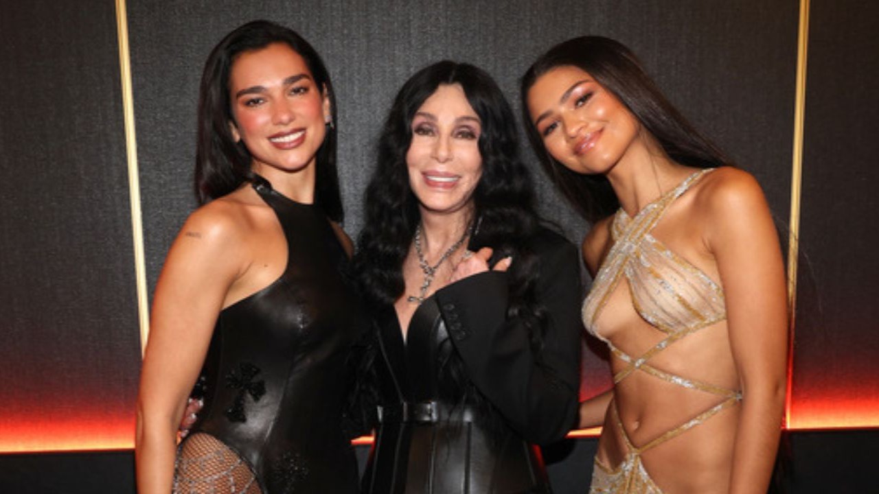 Dua Lipa, Cher and Zendaya (CC: Getty images)