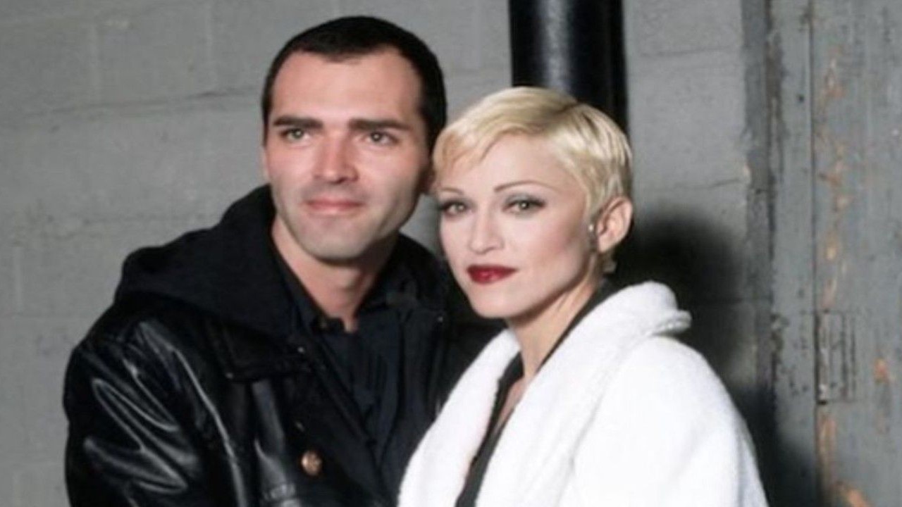 Madonna with her brother Christopher Ciccone (Getty Images)