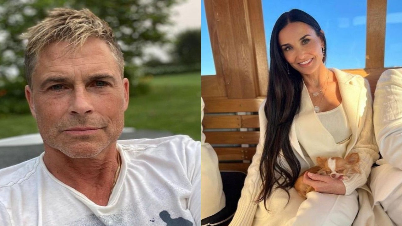 Rob Lowe and Demi Moore (CC: Instagram)