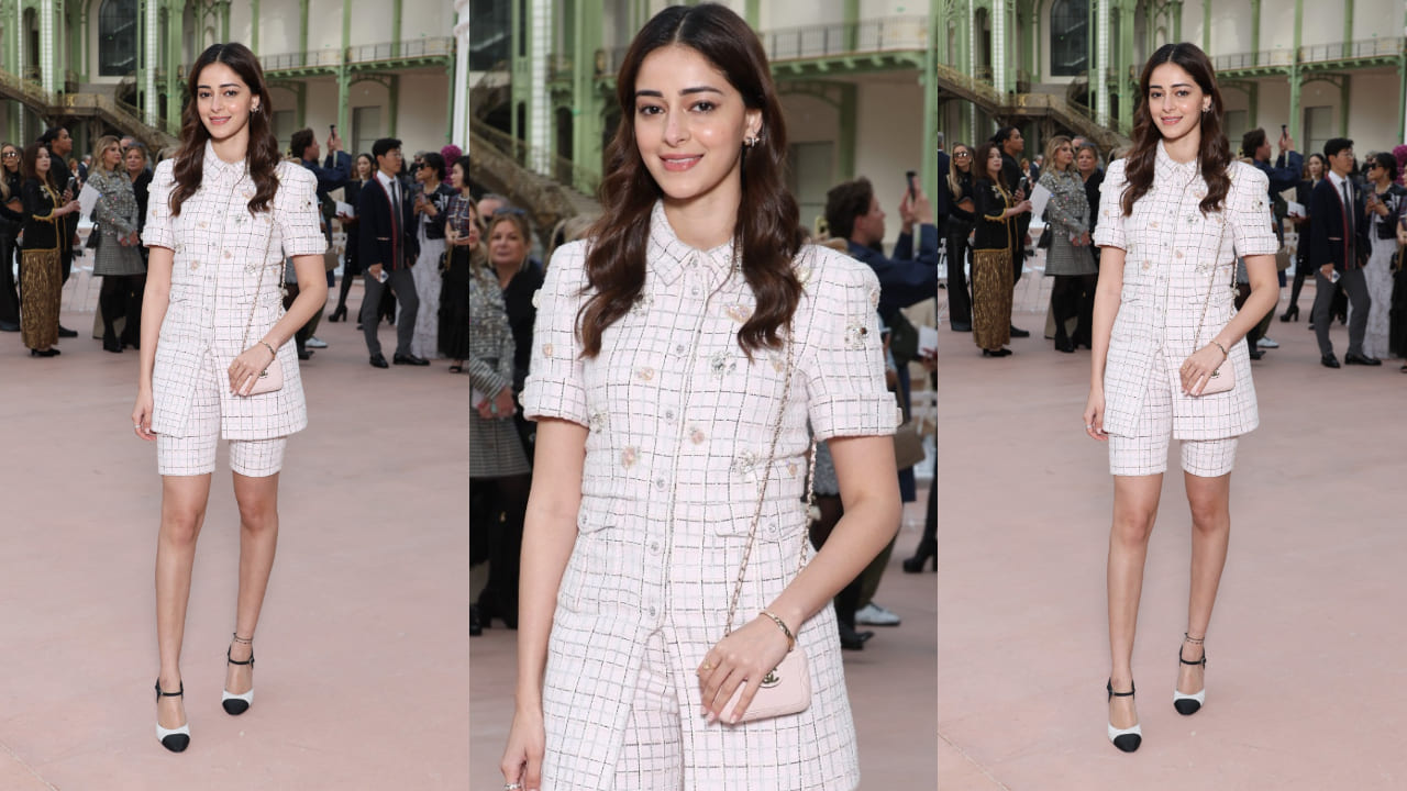 Ananya Panday at Paris Fashion Week 