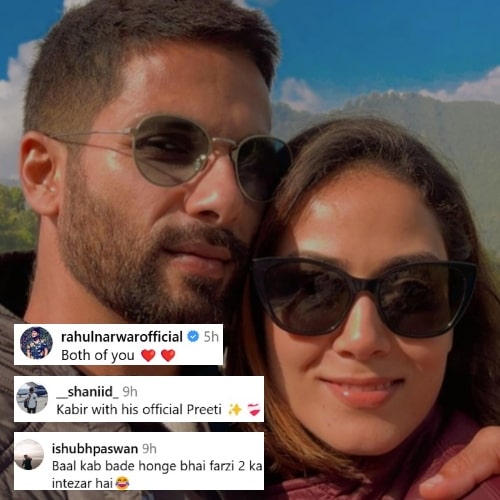 Shahid Kapoor’s latest selfie with wife Mira reminds fans of Kabir Singh and Preeti’s love story; netizens inquire about Farzi Season 2