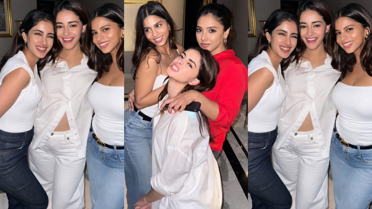 Suhana Khan, Ananya Panday and Navya show us how to coordinate outfits in white with BFFs 