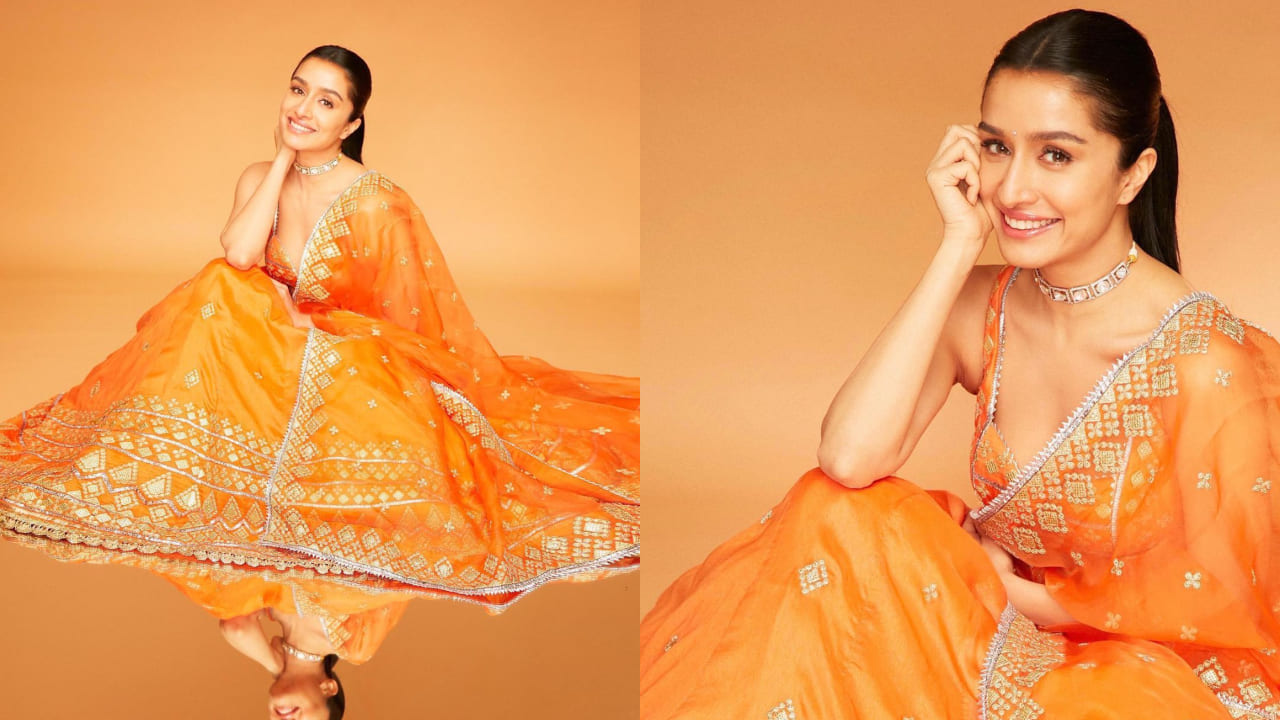  3 unique ways to style orange outfits for Navratri day 4 