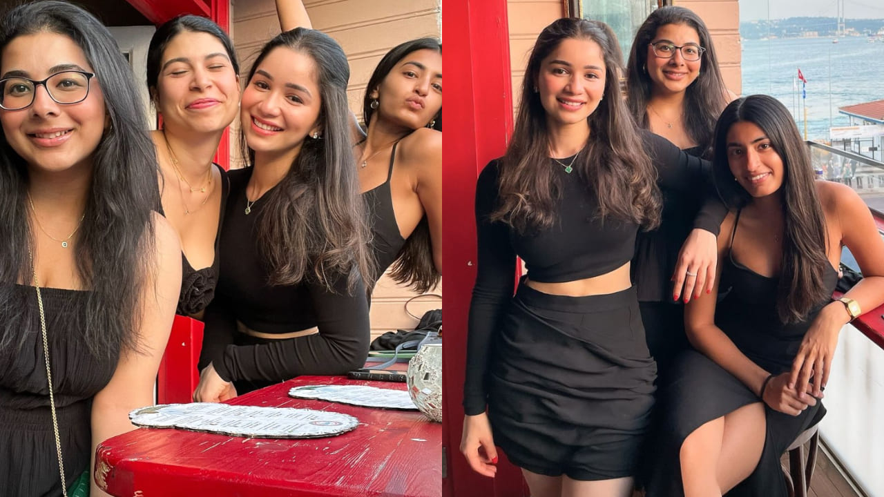 Sara Tendulkar in black outfit