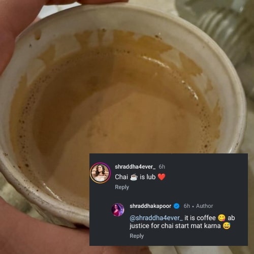 Stree 2 actor Shraddha Kapoor's endearing chai vs coffee banter with fan on her latest post will drive away your Monday blues