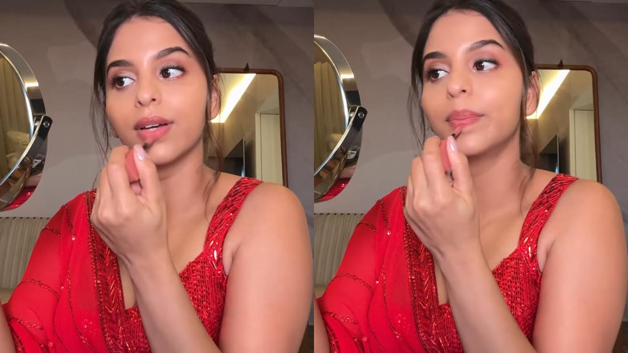 3 quick steps from Suhana Khan’s makeup routine to make your festive glam easy 