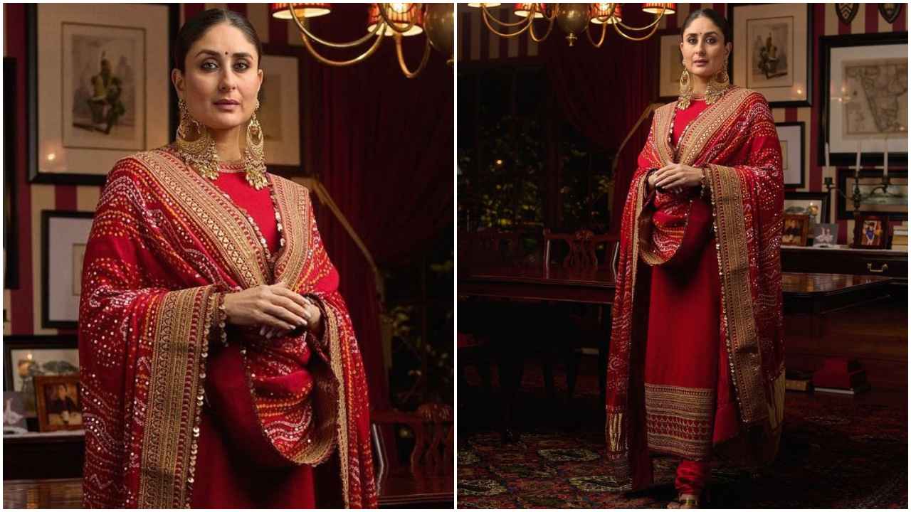 Navratri 2024 Day 6 color: 4 celebrity-inspired ways to style red ethnic looks for the festive occasion (PC: Celebrities Instagram)