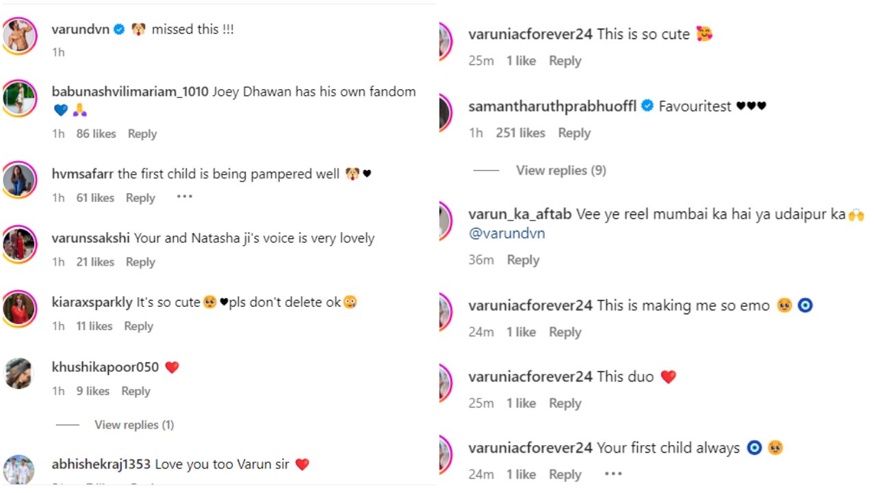 Varun Dhawan misses feeding his daughter, and THIS video is proof; we agree with Samantha Ruth Prabhu’s reaction