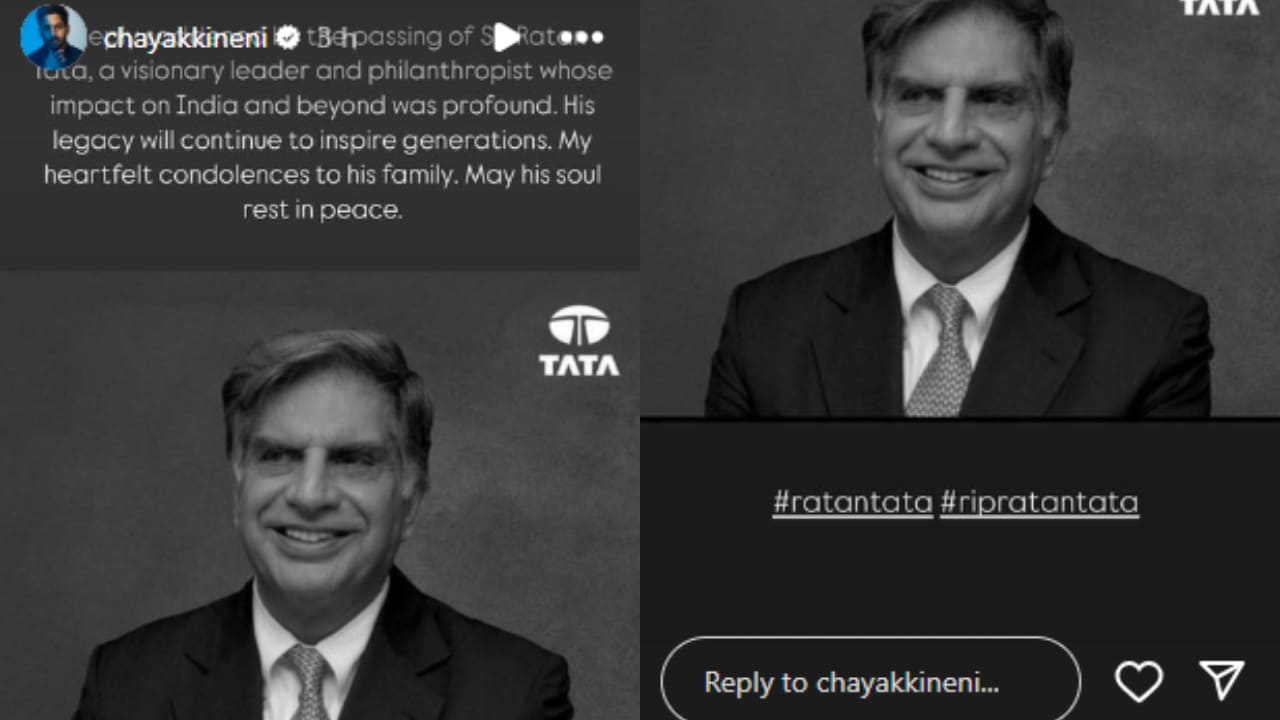 Ratan Tata passes away at 86: Chiranjeevi, Ram Charan, Samantha, Naga Chaitanya and others pay tribute to the revolutionary industrialist