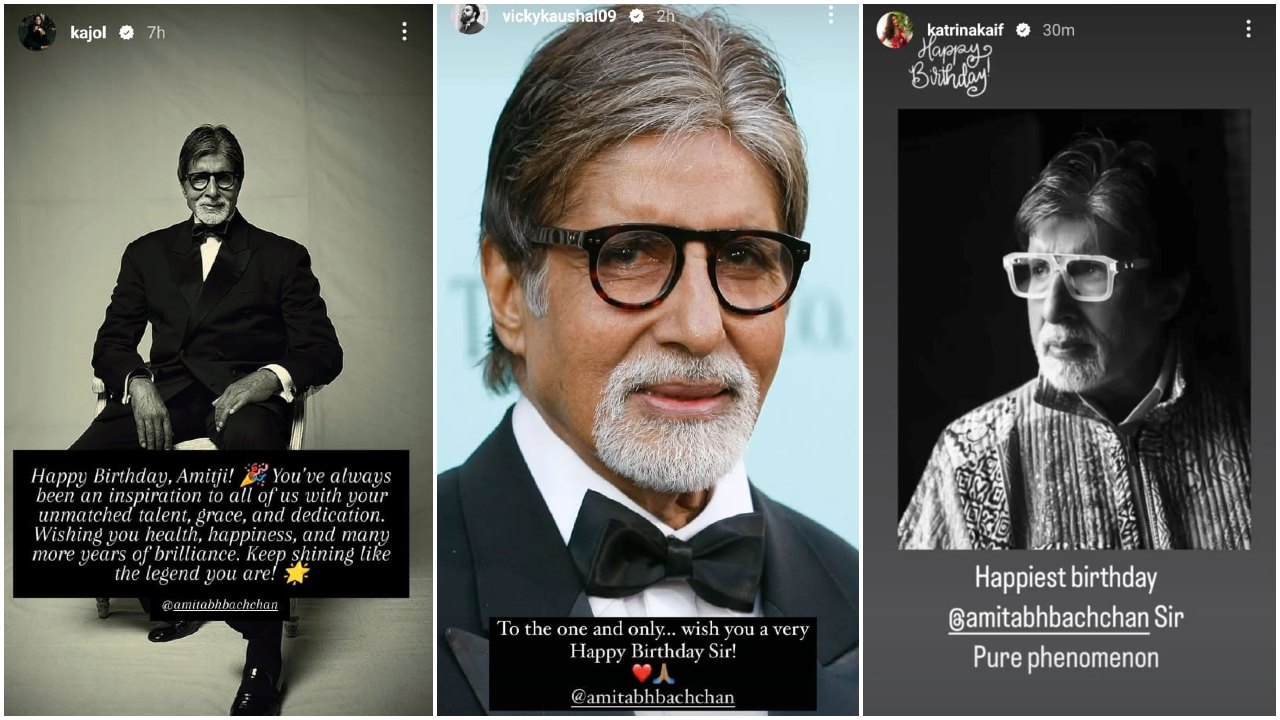 Amitabh Bachchan Birthday: Priyanka Chopra, Kiara Advani, Ajay Devgn and more extend warm wishes to ‘one and only’ megastar