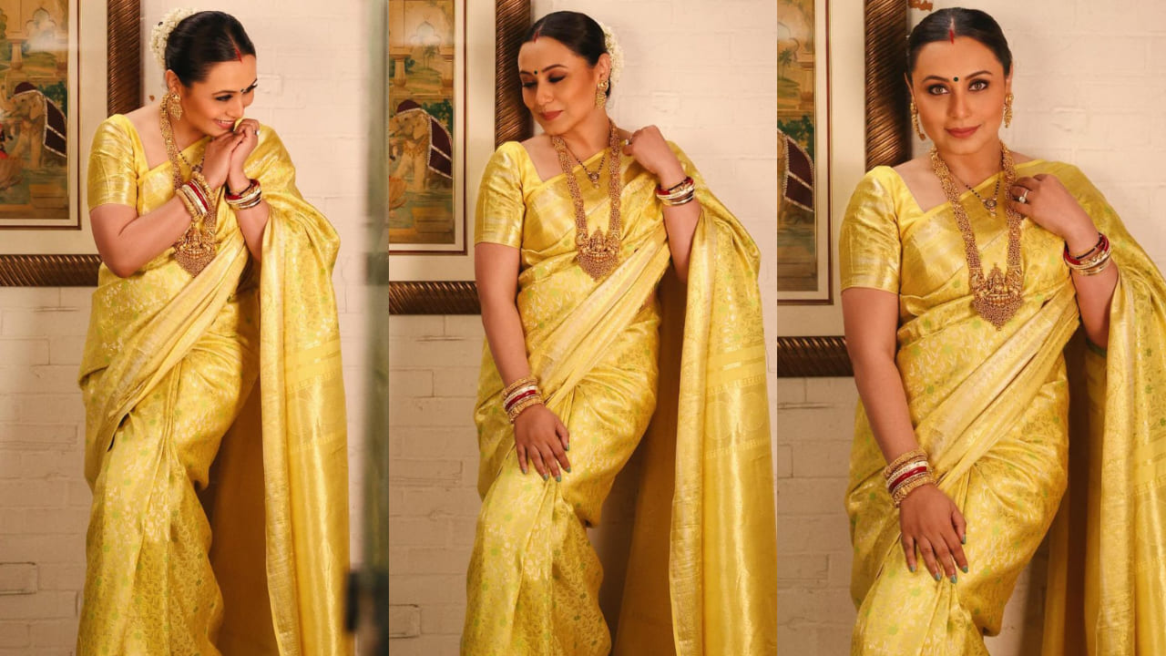 Rani Mukerji in kanjeevaram saree 