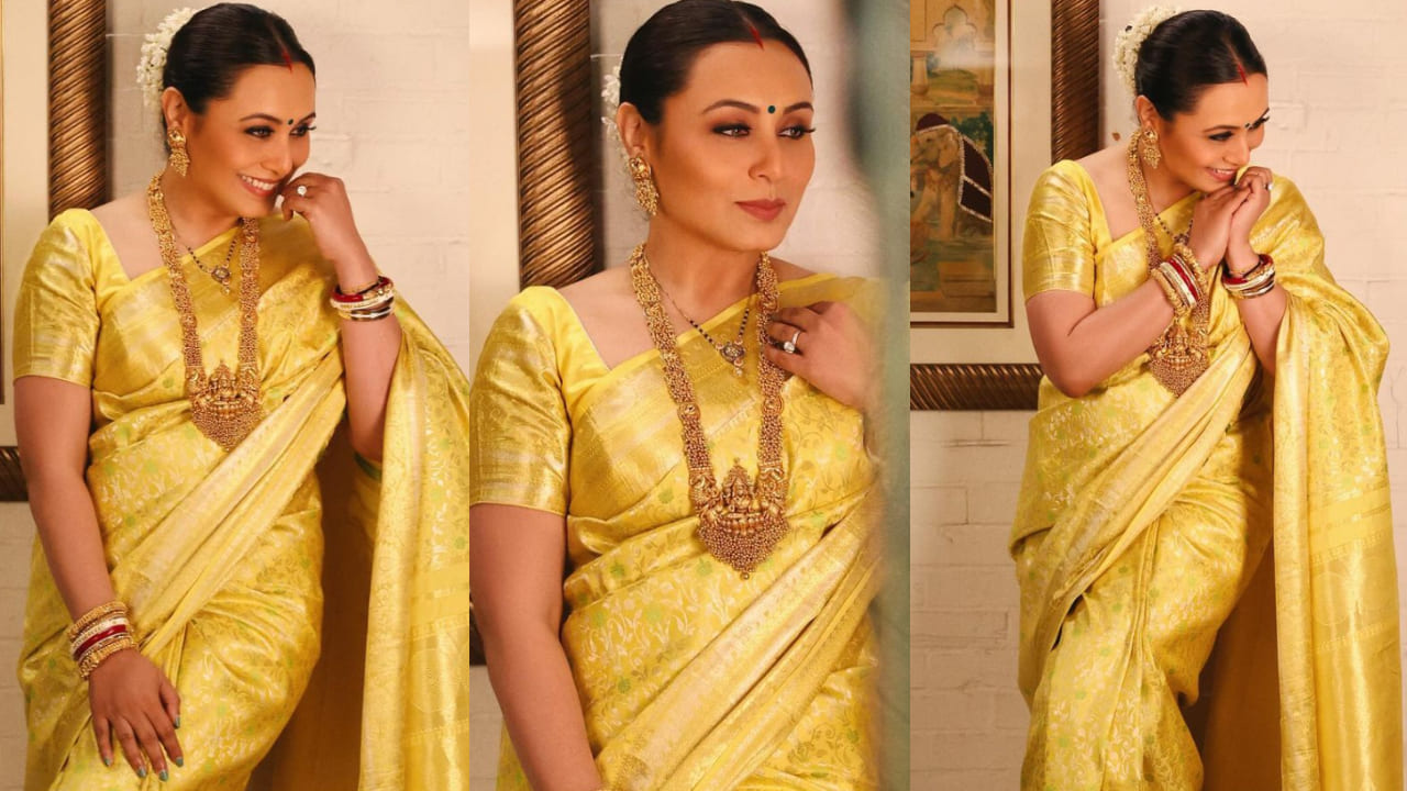 Rani Mukerji in kanjeevaram saree 