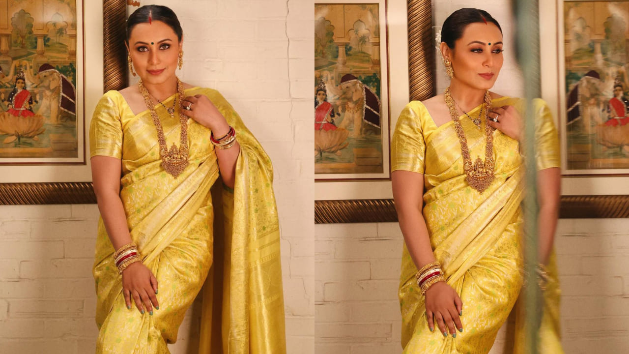 Rani Mukerji in kanjeevaram saree 