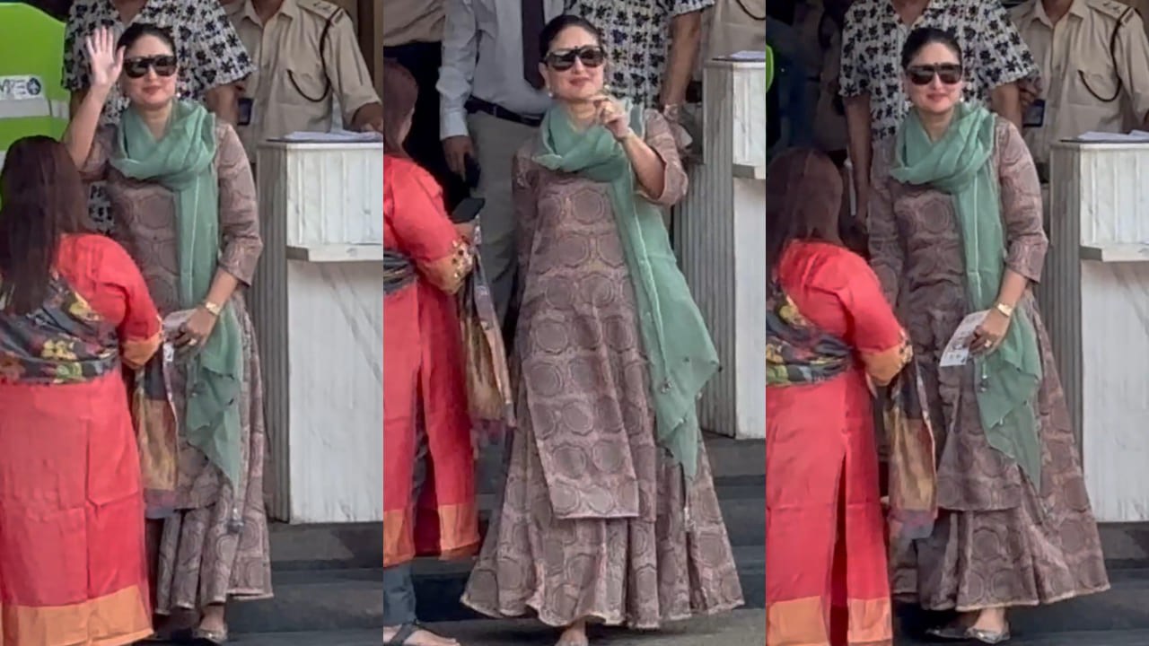 Kareena Kapoor in brown sharara set 