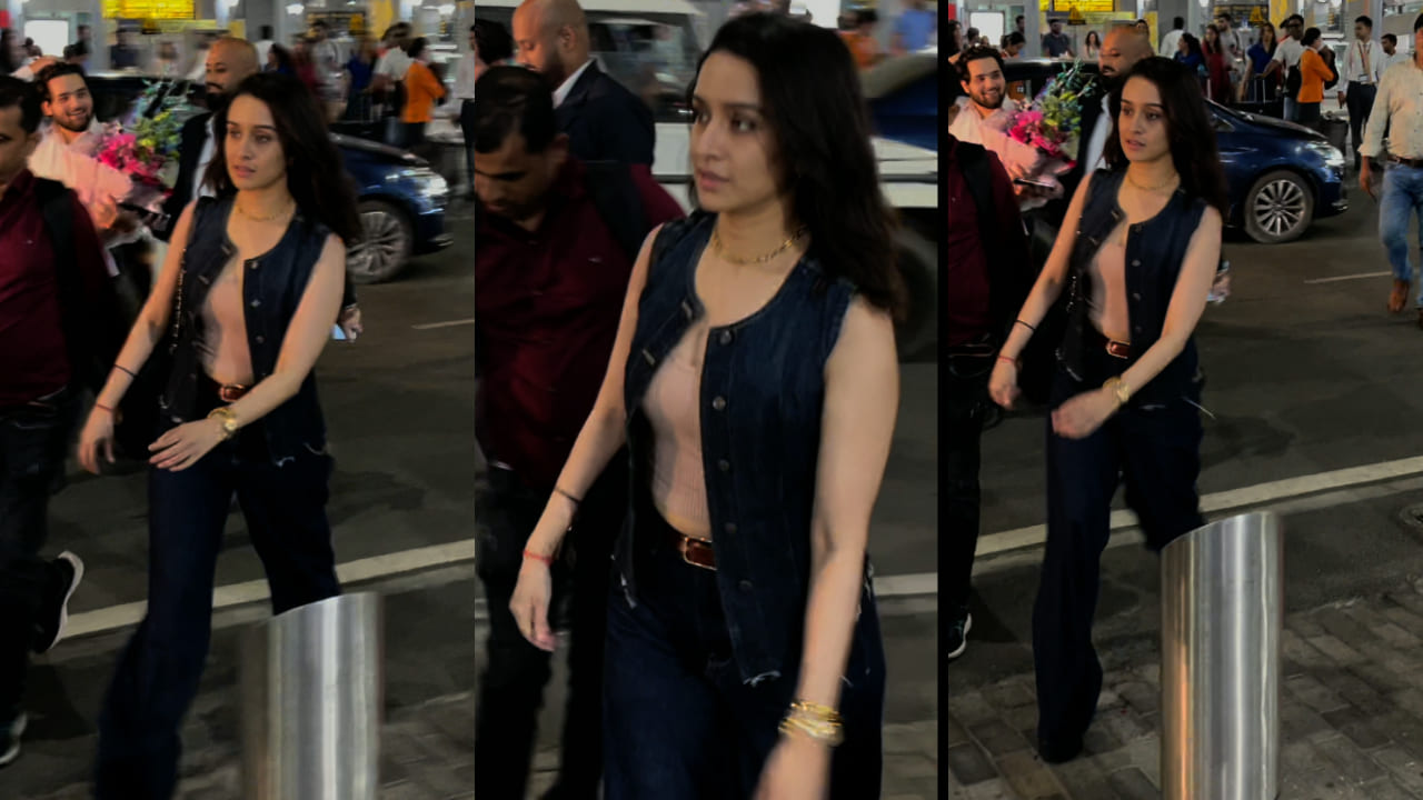 shraddha kapoor airport look