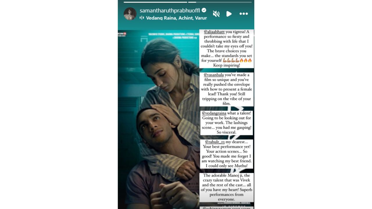 Samantha's latest post for Alia Bhatt proves heartwarming, real, and wholesome friendships do exist in the film industry