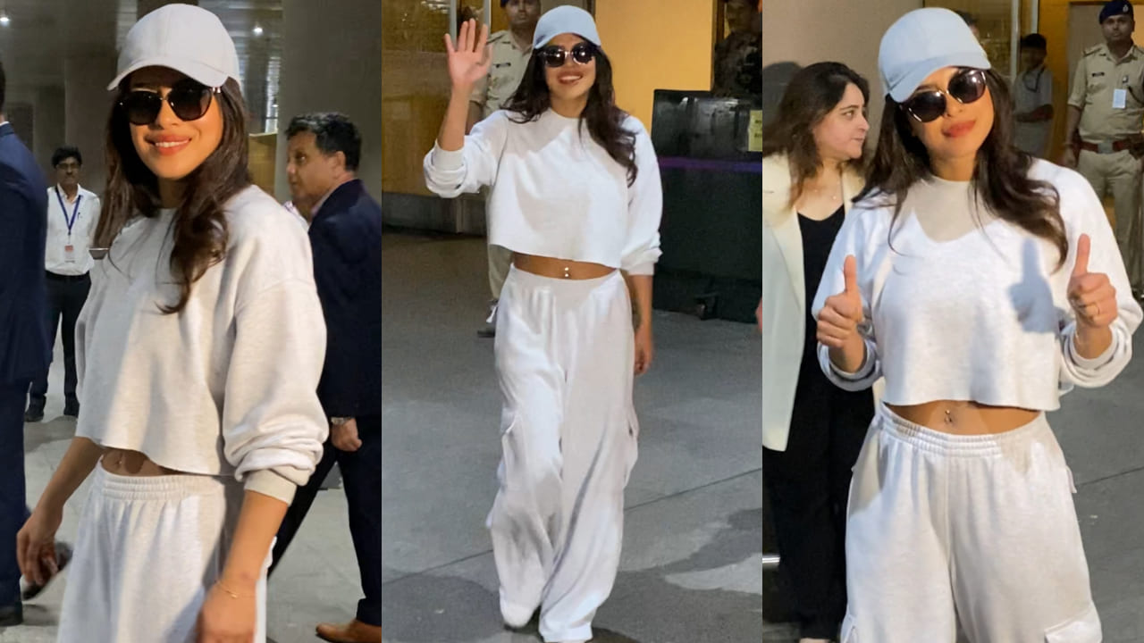 Priyanka Chopra at Mumbai airport