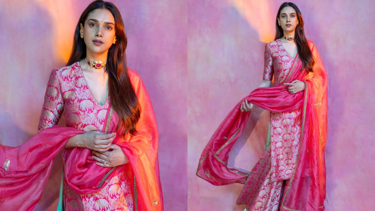 Aditi Rao Hydari in sharara set