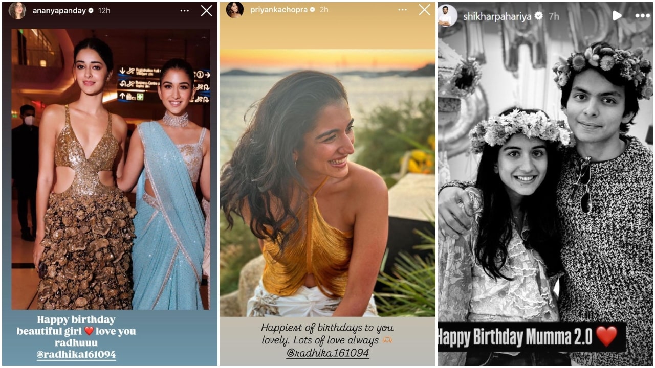 Priyanka Chopra, Ananya Panday have special birthday wish for Anant Ambani’s wife Radhika Merchant; Shikhar Pahariya calls her ‘Mumma 2.0’