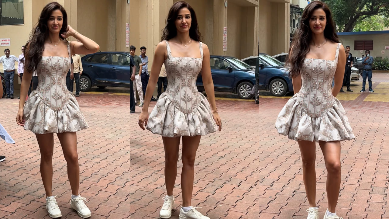 Disha Patani in a corset dress 