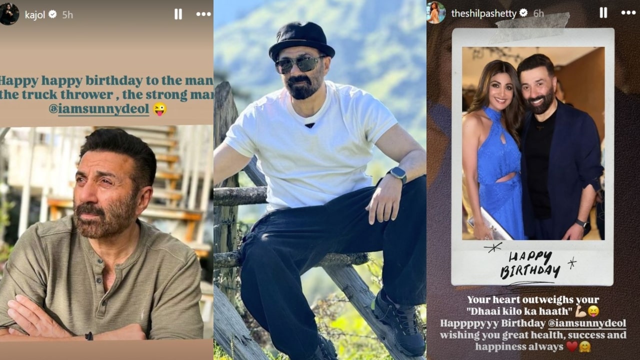 Sunny Deol Birthday: Gadar 2 star gets big love from brother Bobby, sister Esha Deol; son Karan gets emotional and says, ‘You’ve given me everything’