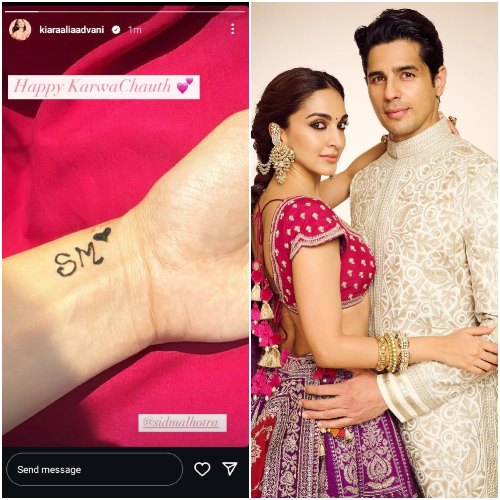 Kiara Advani’s minimal mehendi design for hubby Sidharth Malhotra on Karwa Chauth is proof her heart is with him; PIC