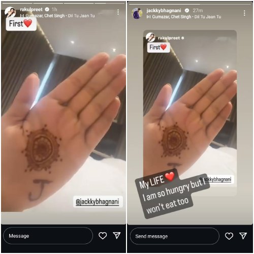 Karwa Chauth 2024: Shahid Kapoor’s wife Mira Rajput flaunts hubby’s initials; Rakul Preet Singh, Kriti Kharbanda all excited for first celebration