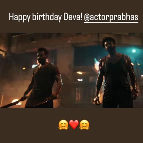 Happy Birthday Darling Prabhas, says Chiranjeevi while Prithviraj Sukumaran wishes Deva with memorable pic