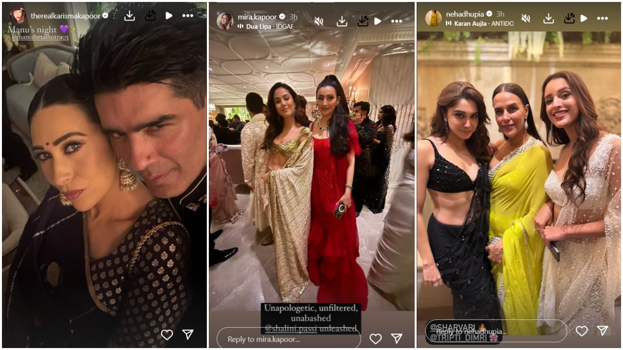 INSIDE Manish Malhotra’s Diwali bash: Janhvi Kapoor holds Shikhar Pahariya’s hand; Alia Bhatt, Suhana Khan, Ananya Panday, Kiara Advani, Sidharth Malhotra stun in PICS