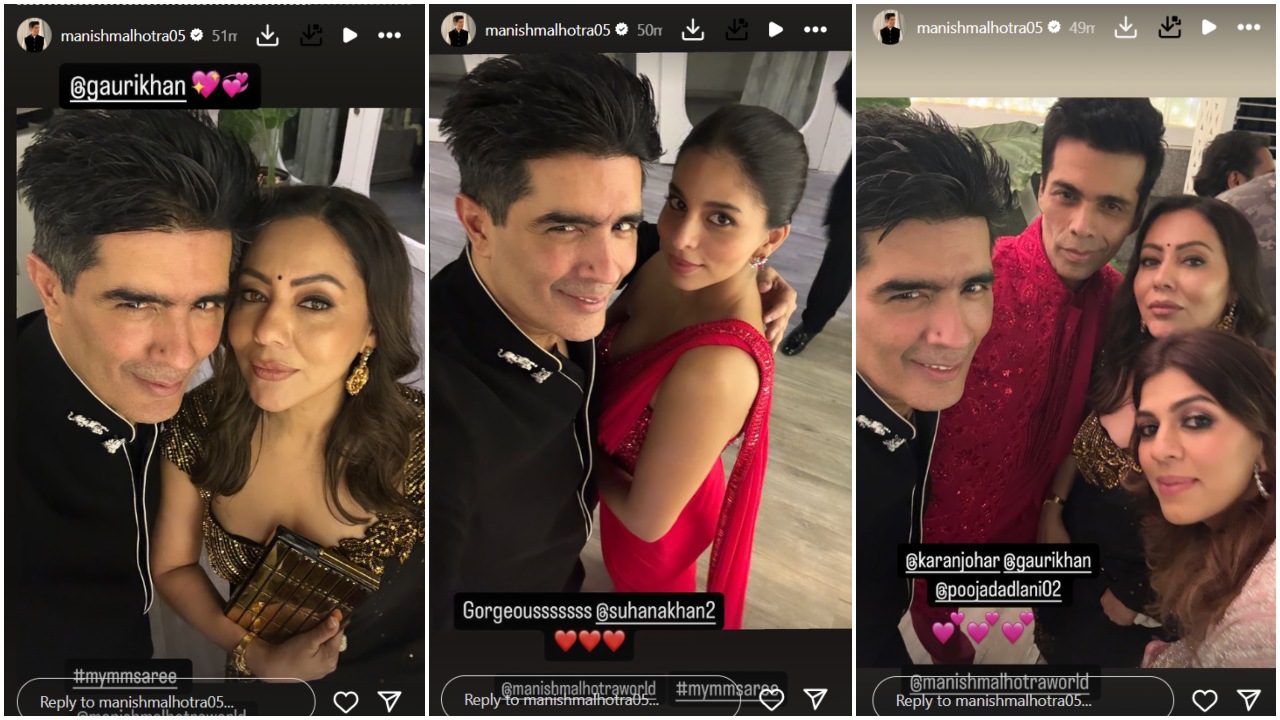 INSIDE Manish Malhotra’s Diwali bash: Janhvi Kapoor holds Shikhar Pahariya’s hand; Alia Bhatt, Suhana Khan, Ananya Panday, Kiara Advani, Sidharth Malhotra stun in PICS