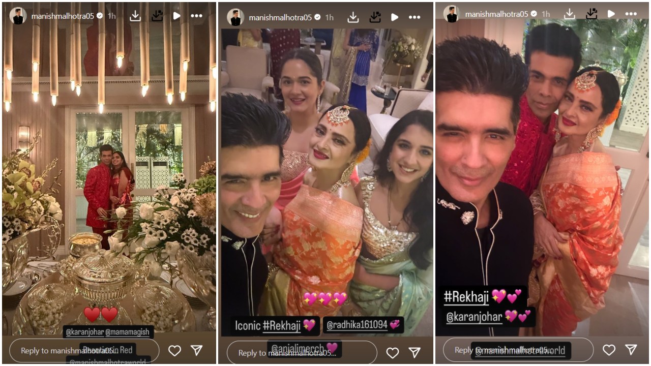 INSIDE Manish Malhotra’s Diwali bash: Janhvi Kapoor holds Shikhar Pahariya’s hand; Alia Bhatt, Suhana Khan, Ananya Panday, Kiara Advani, Sidharth Malhotra stun in PICS