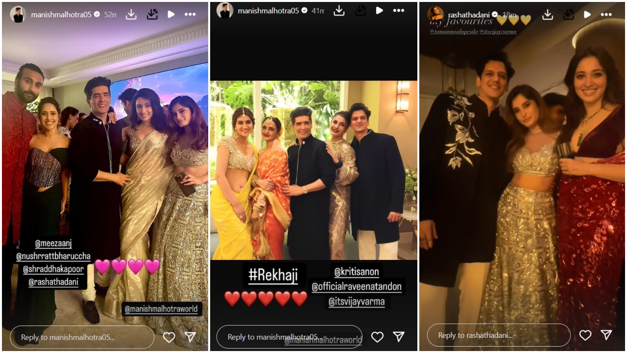 INSIDE Manish Malhotra’s Diwali bash: Janhvi Kapoor holds Shikhar Pahariya’s hand; Alia Bhatt, Suhana Khan, Ananya Panday, Kiara Advani, Sidharth Malhotra stun in PICS