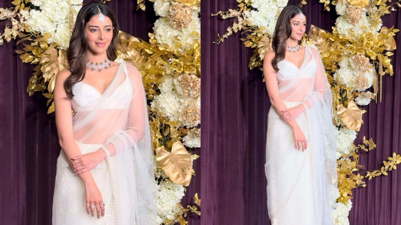 Ananya Panday at manish malhotra diwali party 