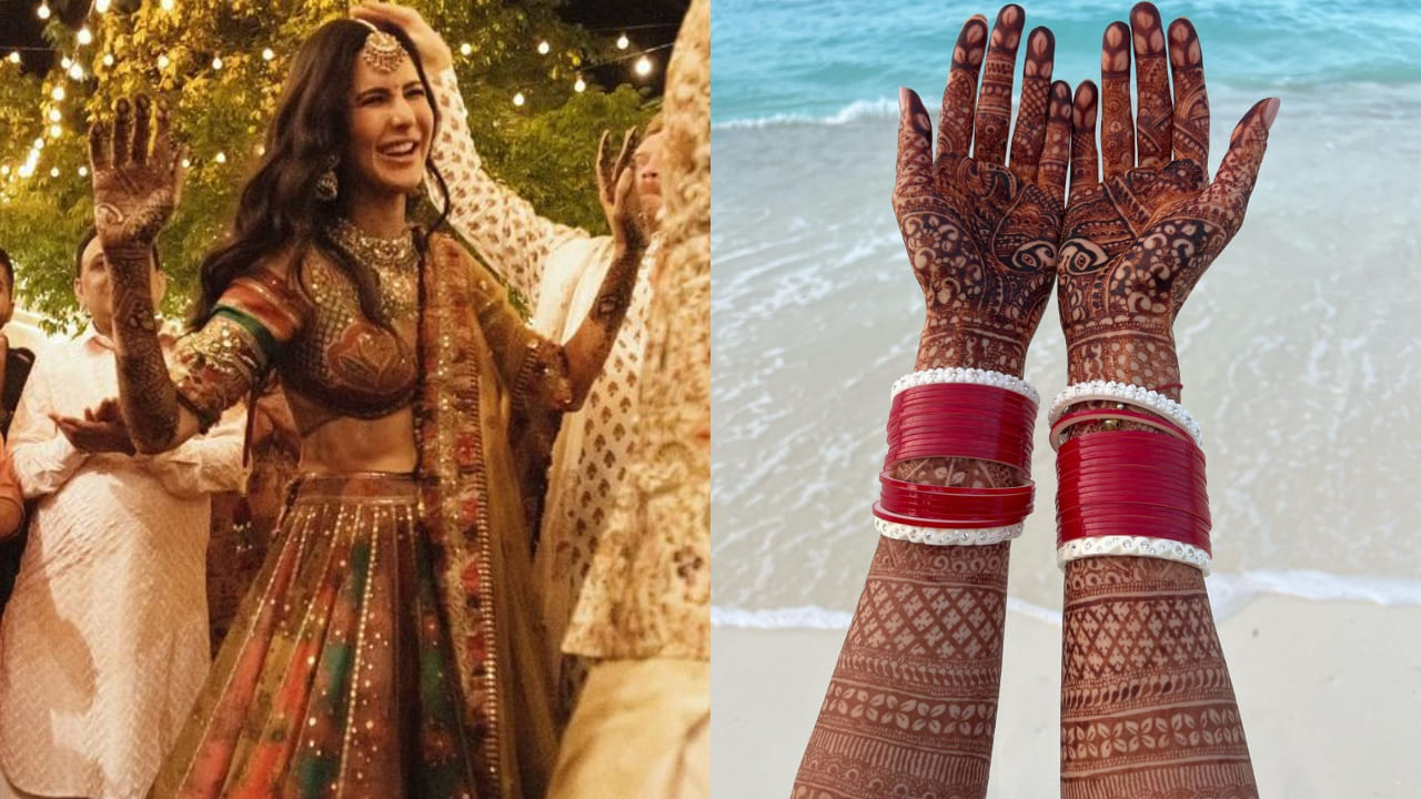 Katrina Kaif in elaborate mehndi