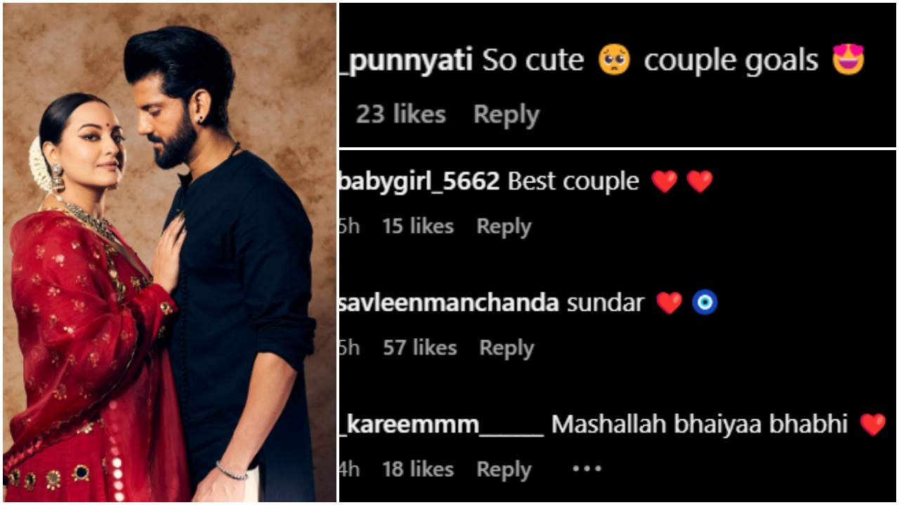 Sonakshi Sinha and Zaheer Iqbal channel their inner Laila Majnu in latest PICS and we can't get enough of it