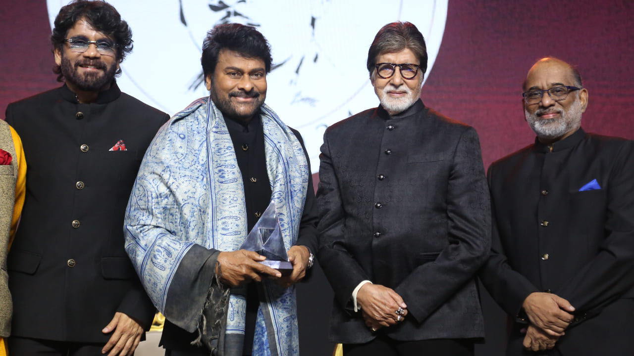 Chiranjeevi bestowed with ANR National Award (PC: APH)