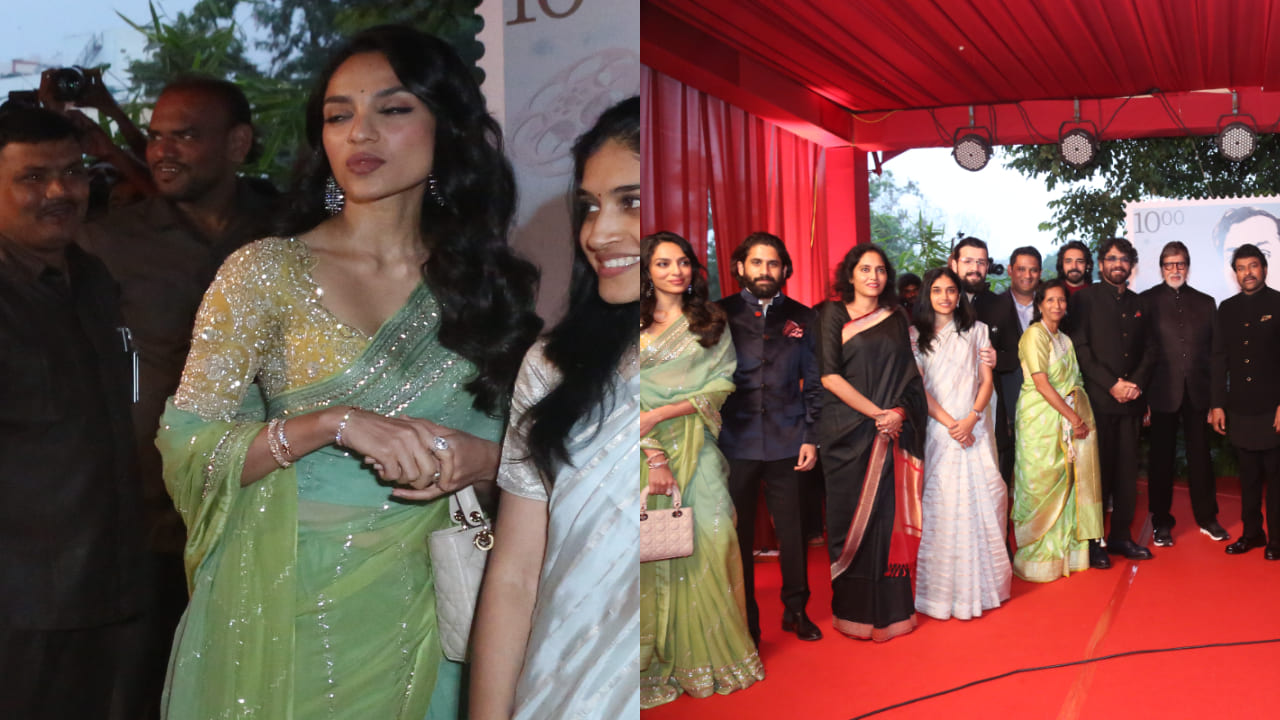 Sobhita Dhulipala’s ombre green saree can be your all-year-round glam essential